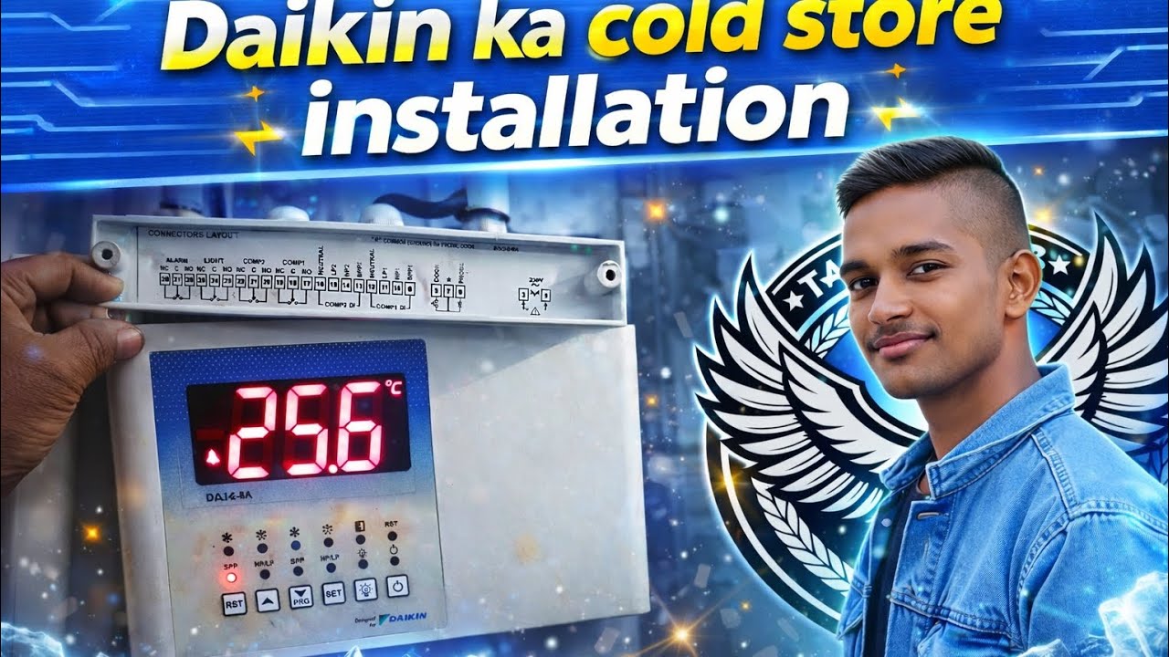 Daikin Cold Store Machine Installed | Temperature Working