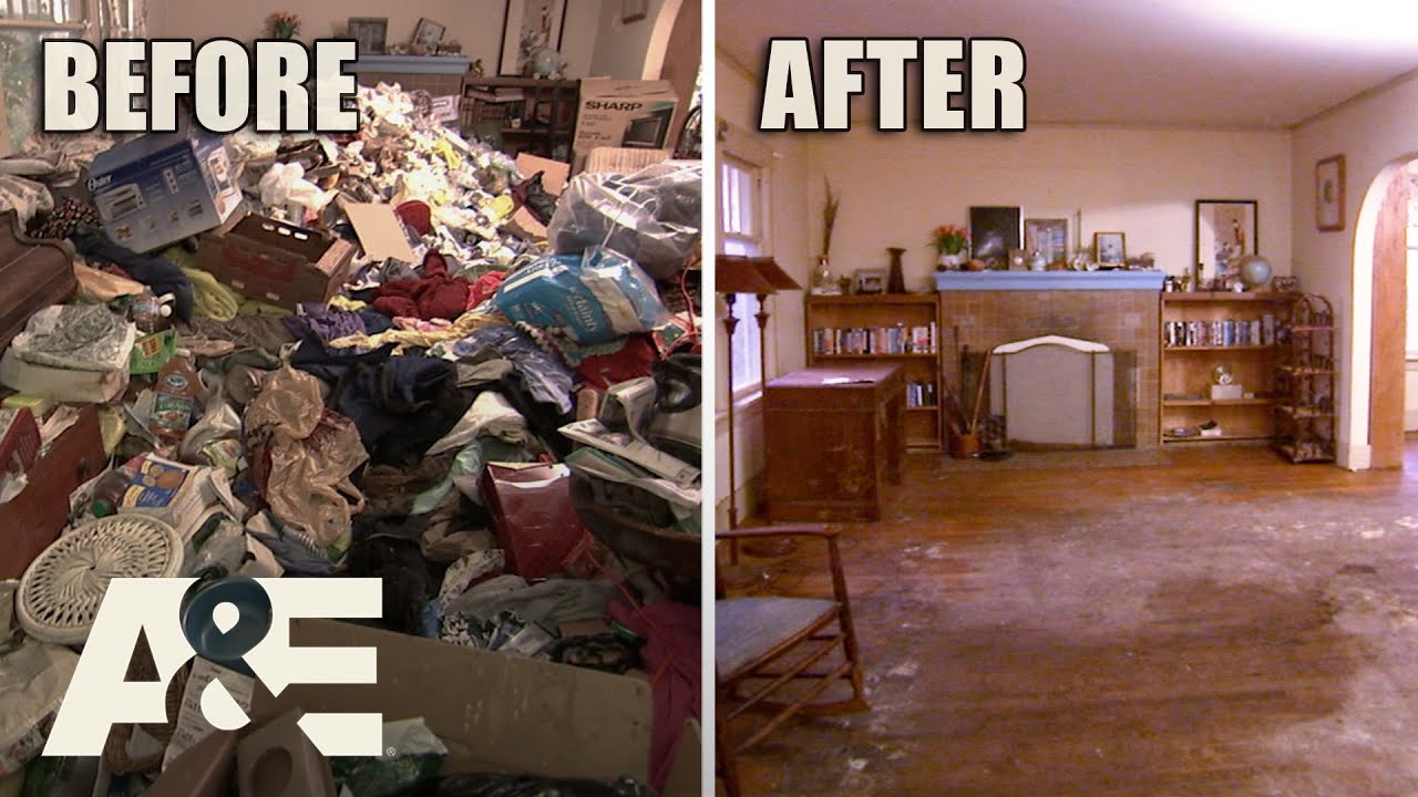 Hoarders: No Heat, No Water & 55,000 POUNDS of Trash | A&E