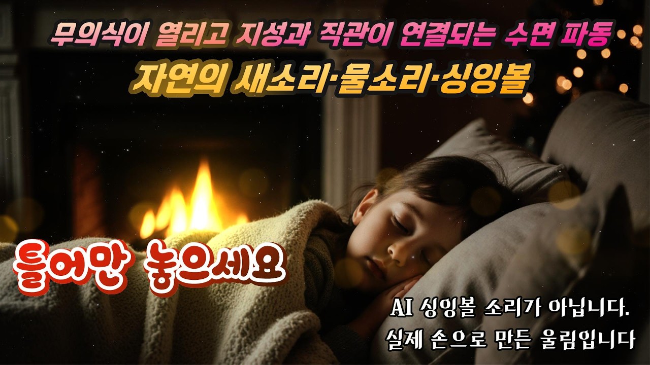 AI 아님 | 실제 싱잉볼 공명 | 무의식이 열리는 수면 파동!! 깊은 수면으로 들어가는 소리 , 틀어두면 의식이 부드럽게 풀립니다 | 실제 제작 싱잉볼 자연 울림