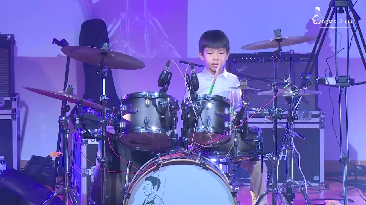 น้องต้าร์ ตีกลอง Uptown Funk - Mark Ft.Bruno งาน Drum Party 2024 โรงเรียนสอนกลอง Ongartdrums