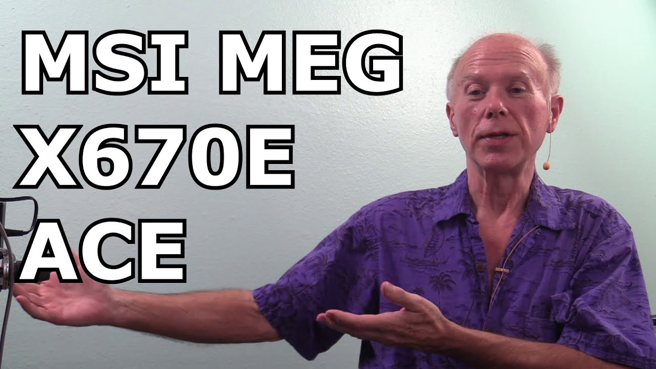 MSI MEG X670E ACE Motherboard Slots and Storage PCIe Lanes Overview