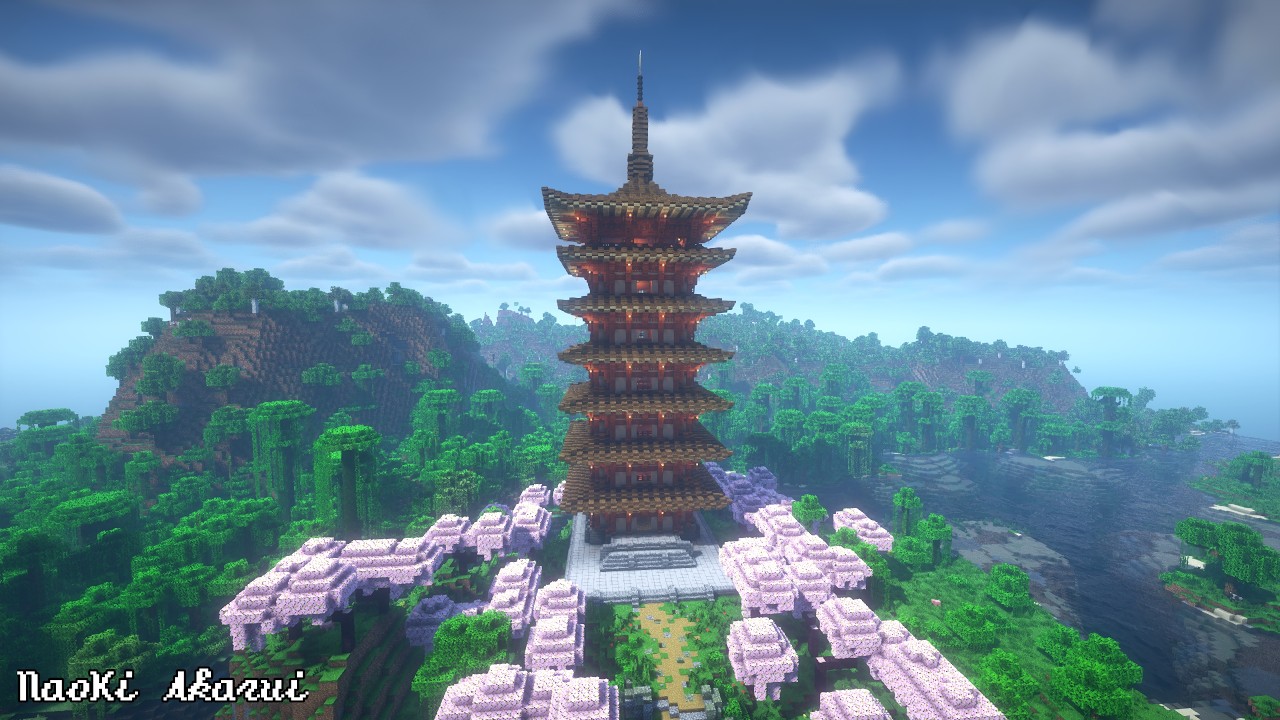 tôi xây tháp phong cách trung cổ trong minecraft [ minecraft toturial ]