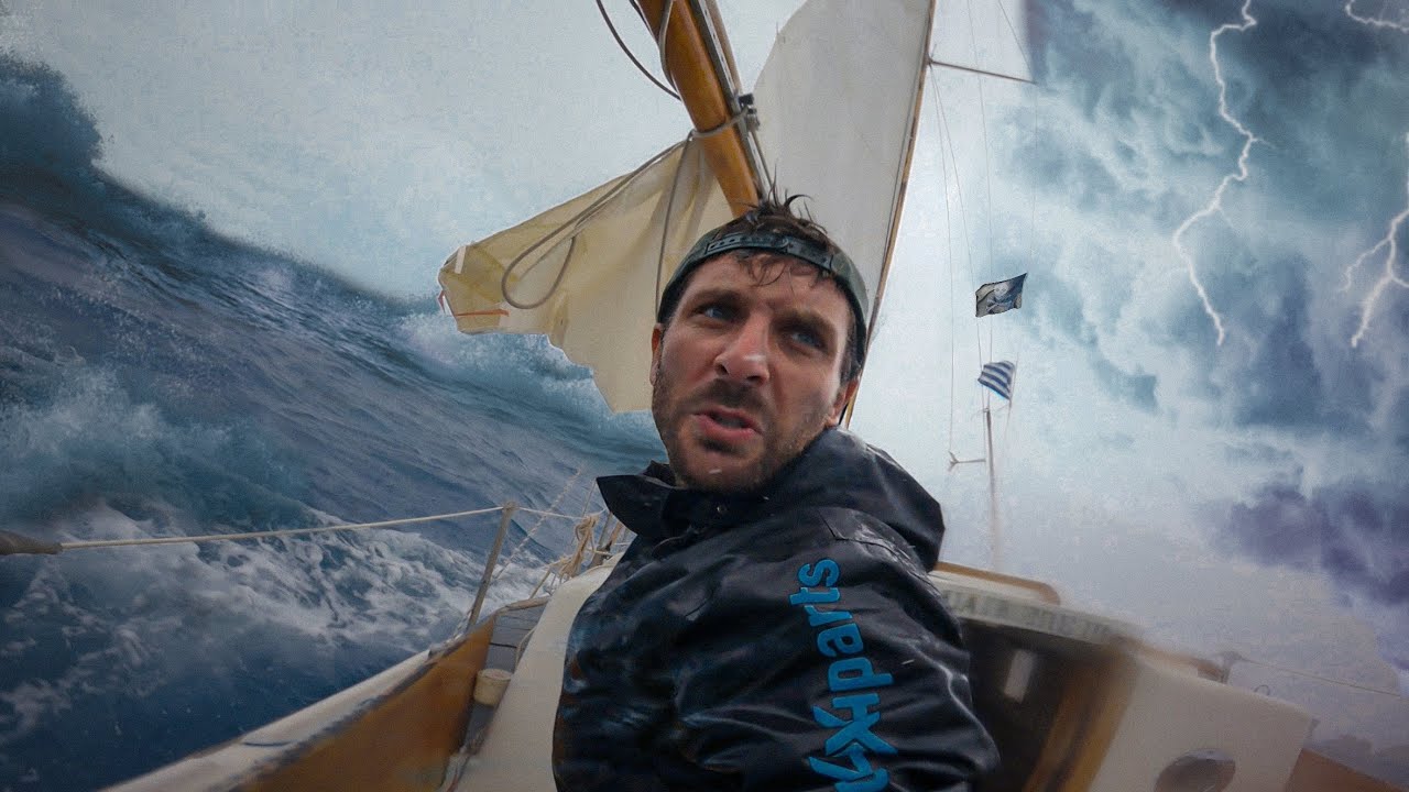 J’apprends à naviguer dans des mauvaises conditions ⛵️