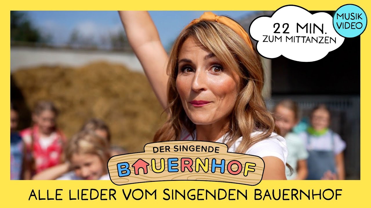 Alle Lieder vom singenden Bauernhof ZUM MITTANZEN! (22 Minuten Kinderlieder)
