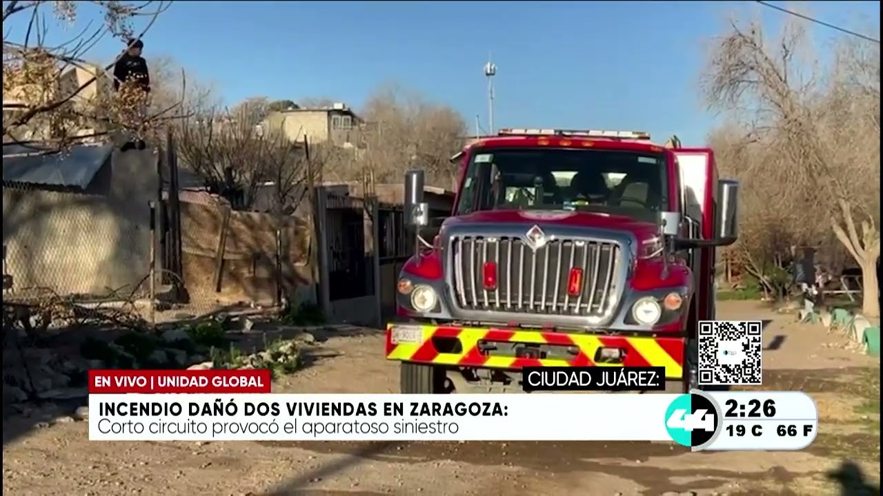 Incendio daño dos viviendas en Zaragoza