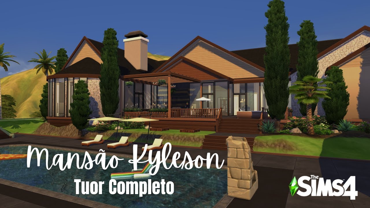 Mans&atilde;o Moderna | Cozy Modern Mansion | The Sims 4
