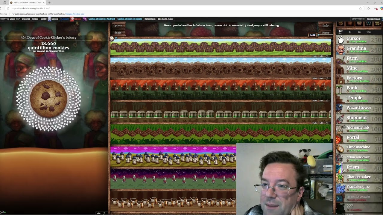 365 Days of Cookie Clicker - Day 45