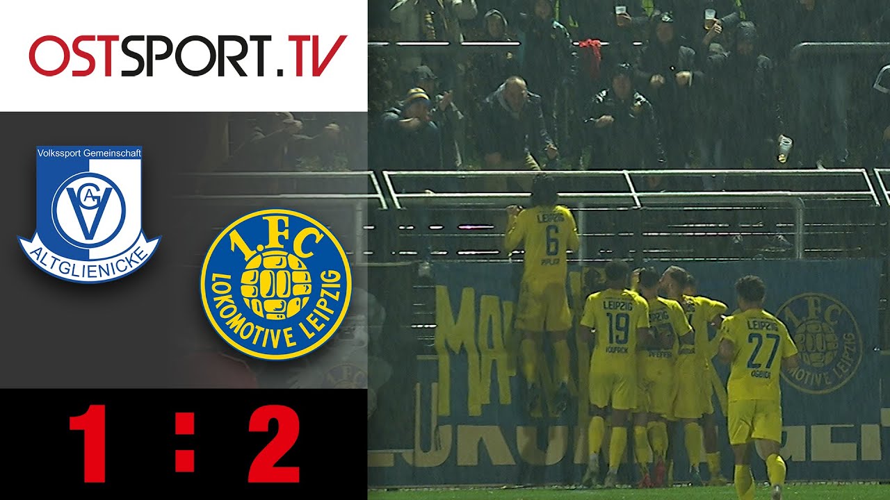 Lok dreht das Spiel in 3 Minuten: VSG Altglienicke - 1. FC Lokomotive Leipzig | RL NO | OSTSPORT.TV