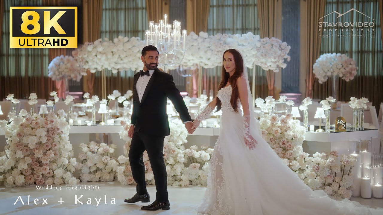 Alex + Kayla's Wedding 8K UHD Highlights at Taglyan hall