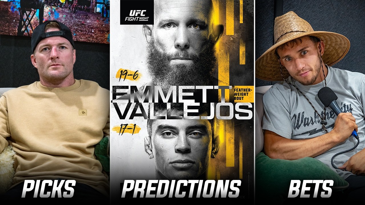 UFC Fight Night: Emmett vs Vallejos Predictions, Best Bets & Fight Picks | Full Card Breakdown