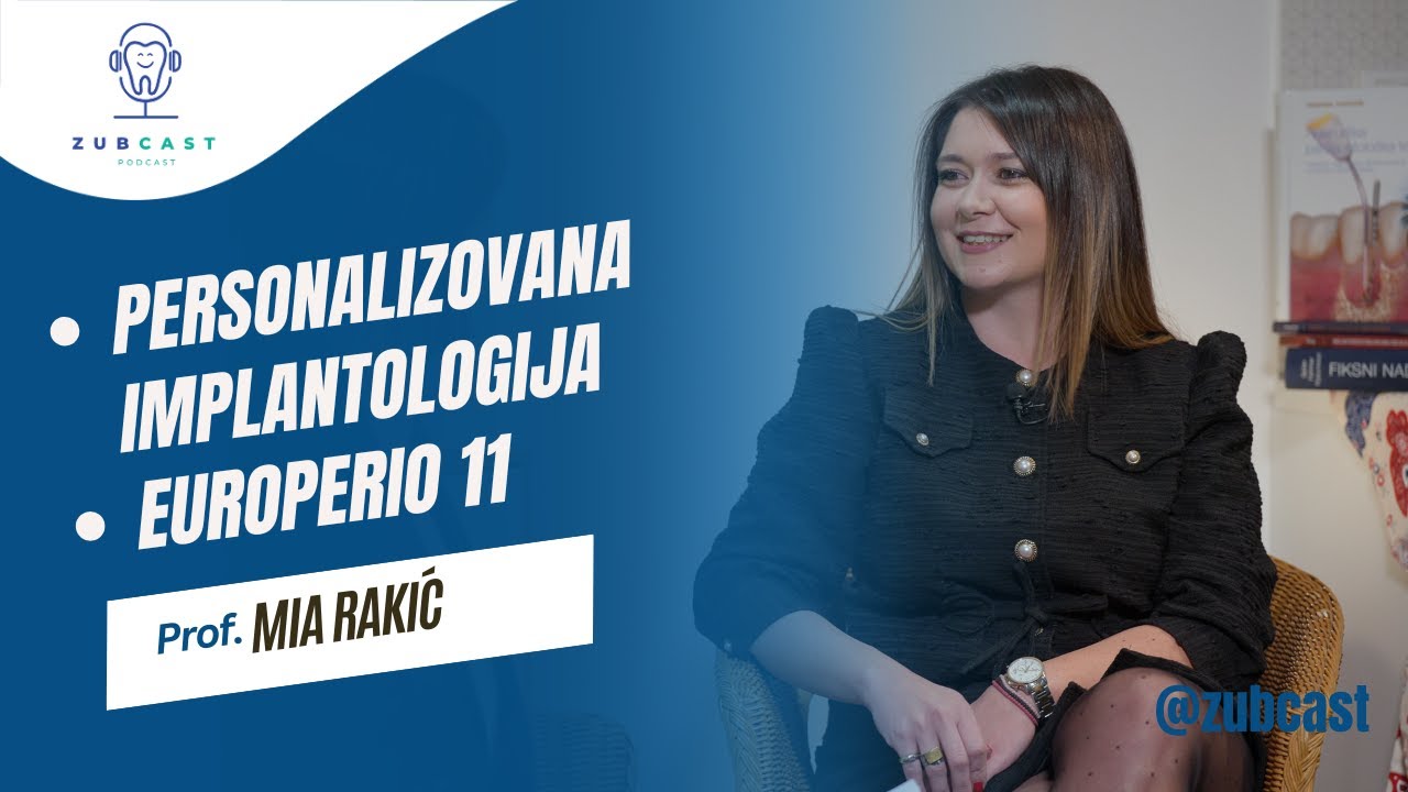 Revolucija u parodontologiji: AI, periimplantitis i tajne uspeha | Europerio11 PROF. MIA RAKIĆ ep:13
