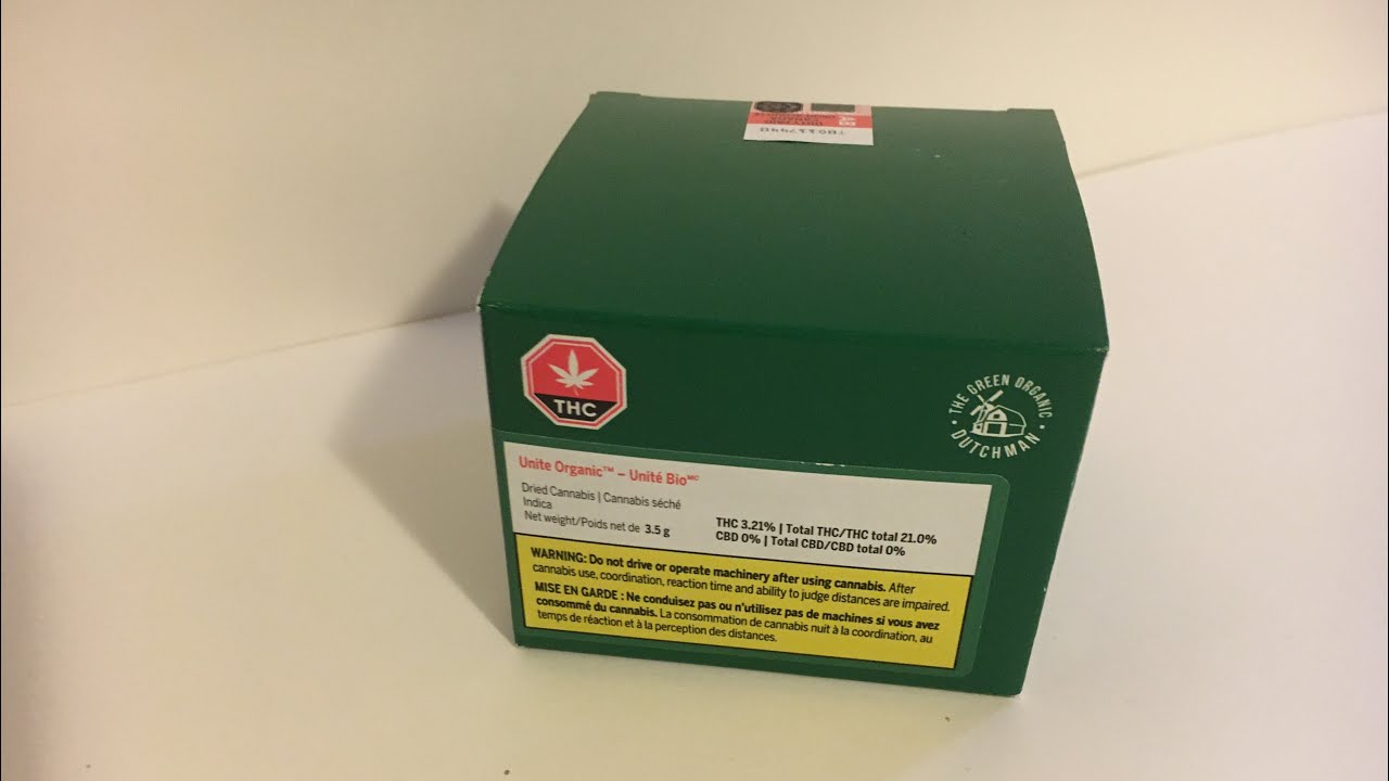 Weed Unboxing- Unite Organic by The Green Organic Dutchman