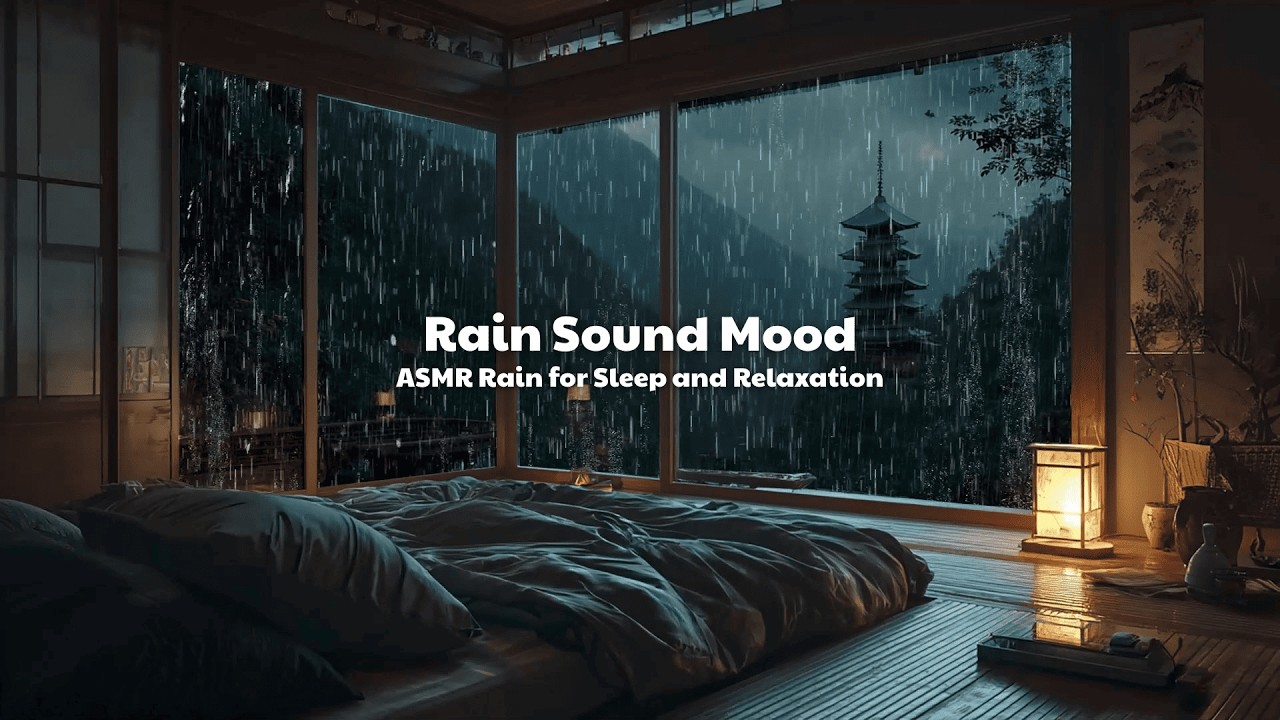 Rain Sound Mood 🌧️ ASMR Rain for Sleep and Relaxation