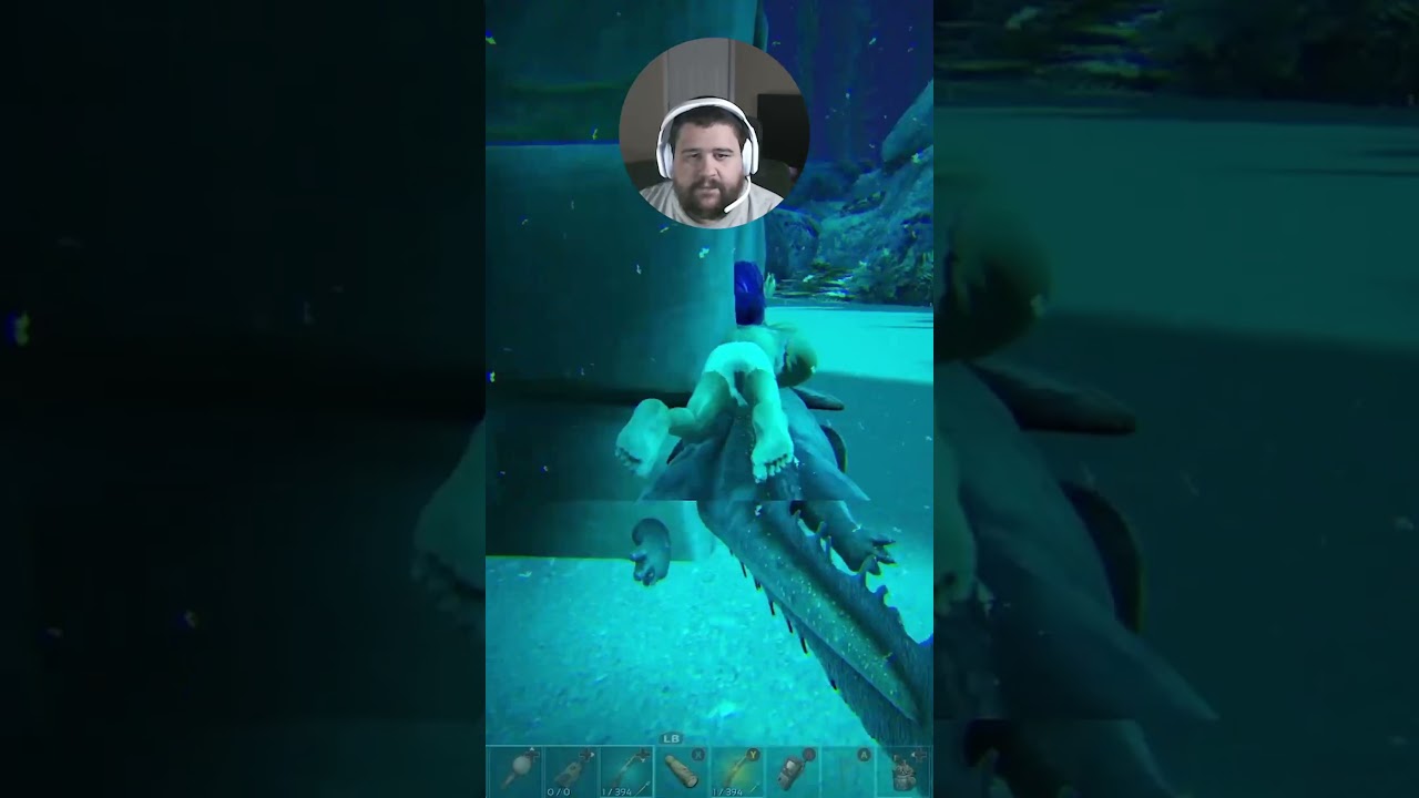 ark daddy shows off how to tame a plesiosaur #playark #arksurvival #arkshorts
