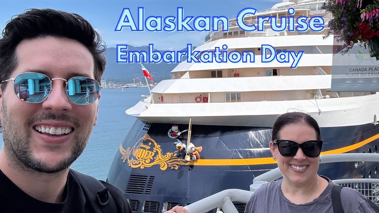 Boarding the Disney Wonder to Alaska