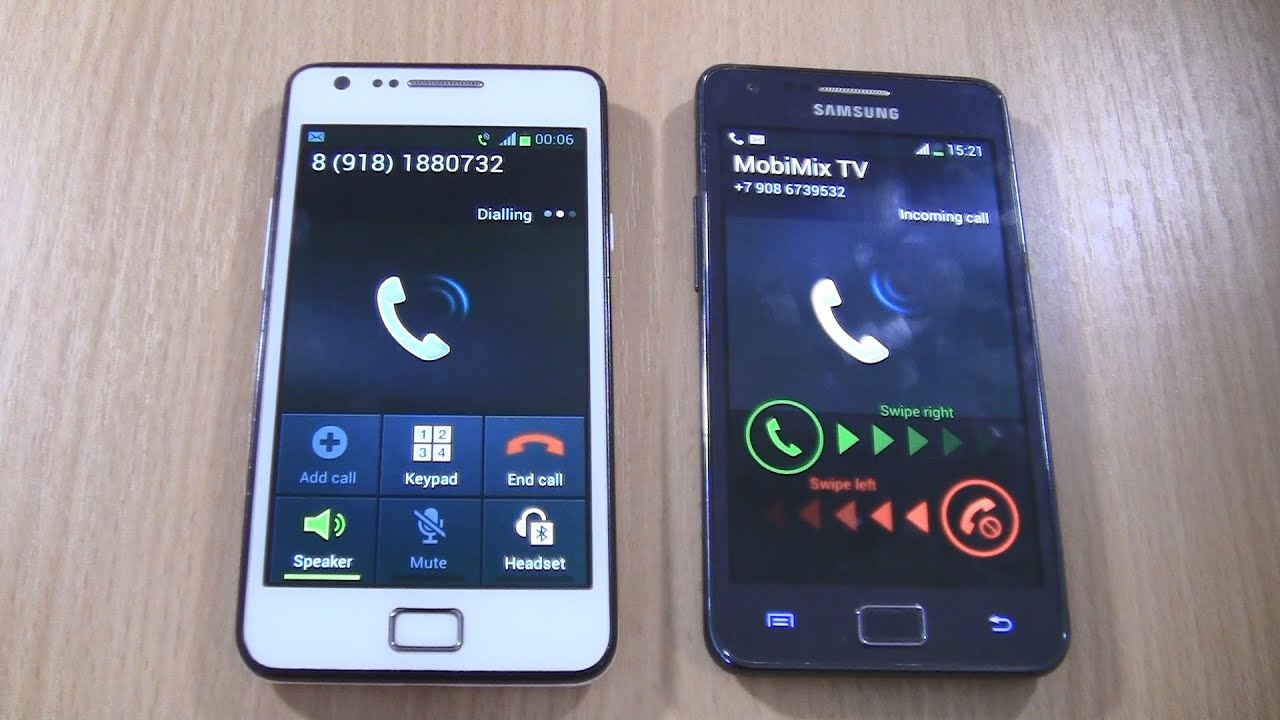Over the Horizon Incoming call & Outgoing call at the Same 2 Samsung S2 Plus