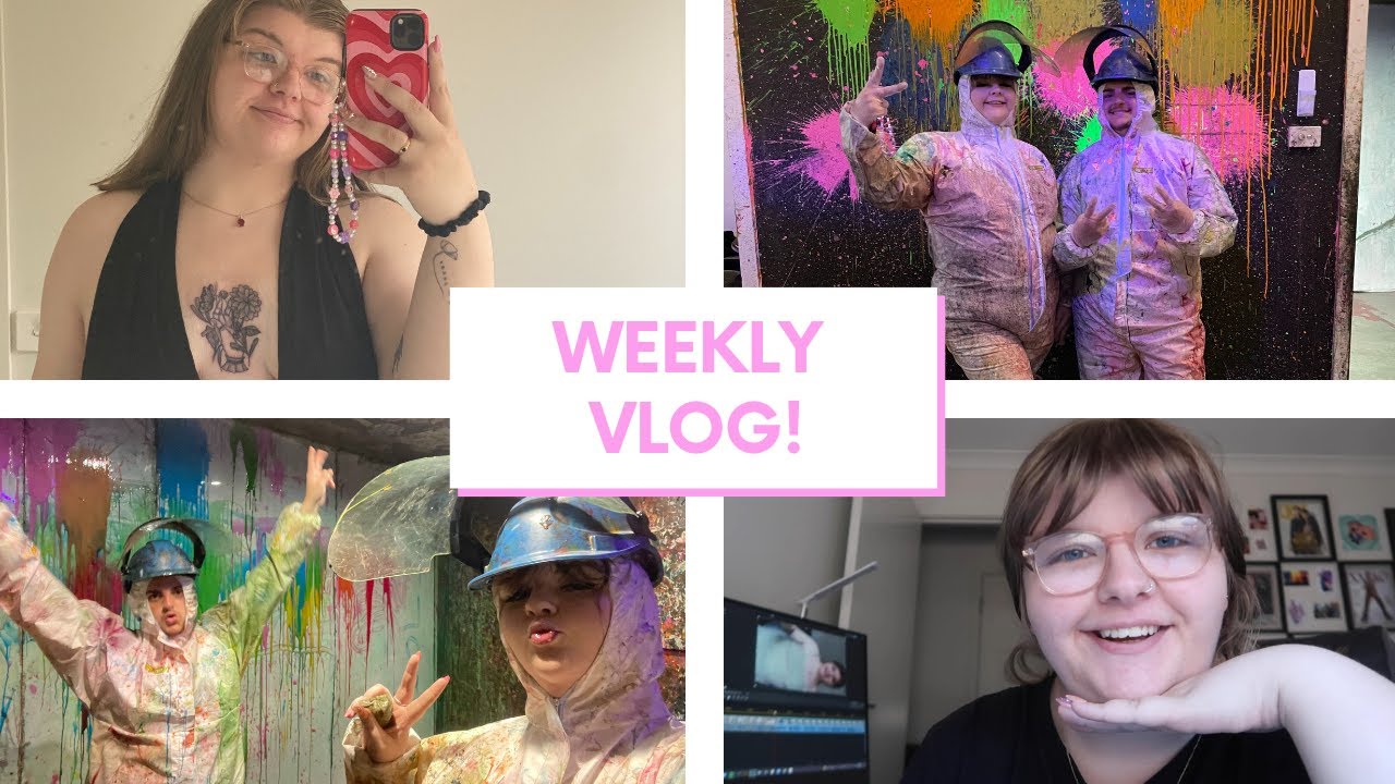 WEEKLY VLOG!| huge news, new tattoo, business work & adventures with frank! | Chloe Benson