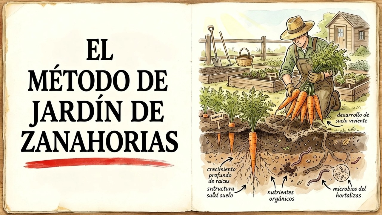 El método perdido de la zanahoria que produce cosechas masivas sin esfuerzo