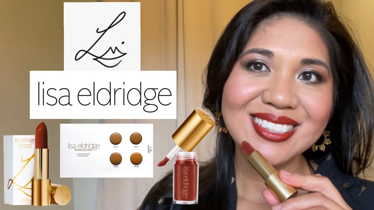 *NEW* LISA ELDRIDGE FALL 2021 LIPSTICKS + SEAMLESS SKIN FOUNDATION || Swatches, & Demo on BROWN SKIN