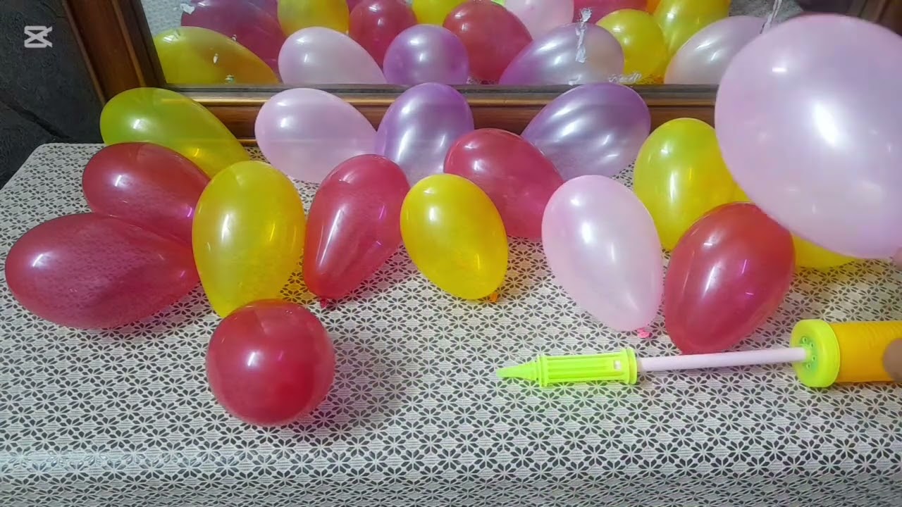 ODDLY SATISFYING ASMR #asmr#relaxing#balloon#popping#sound#rainbow