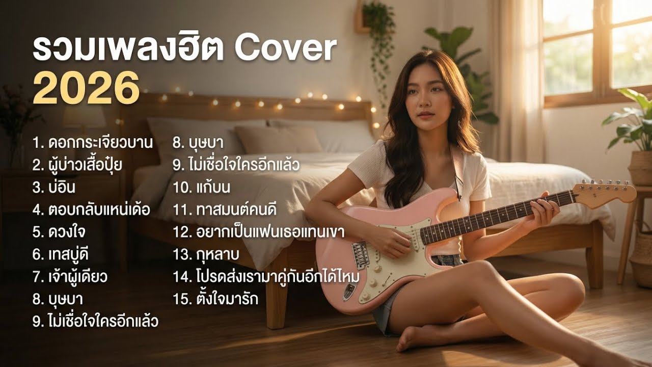 เพลย์ลิสต์เพลง TikTok 2026 รวมเพลง Cover ฟังสบายๆ l ดอกกระเจียวบาน  l ผู้บ่าวเสื้อปุ๋ย l บ่อิน