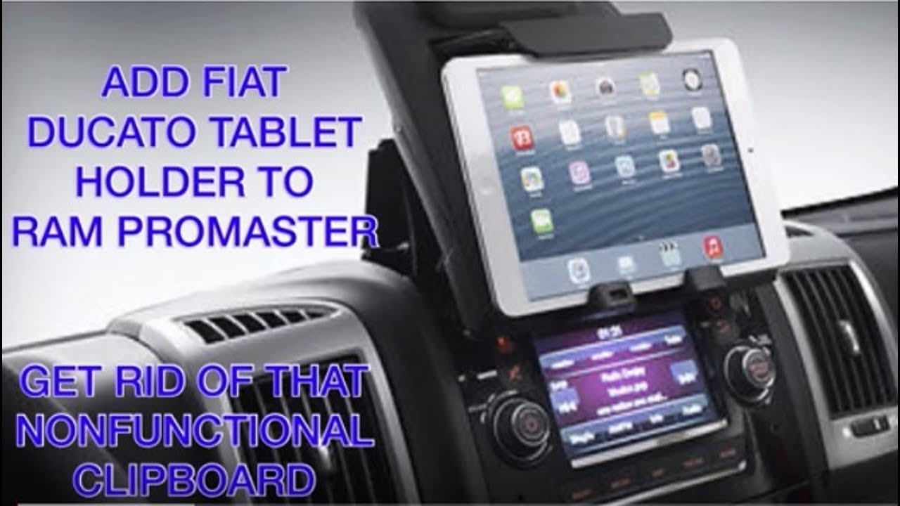 RAM Promaster flip up tablet clipboard install