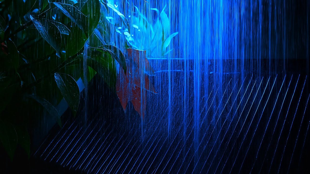 Rain and Thunderstorm Sounds for Sleeping | Heavy Rain Night for Calmness and Relaxation