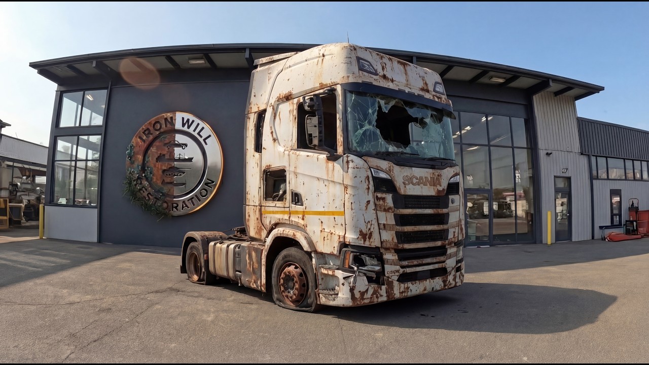 I Bought an Abandoned SCANIA S770 V8 for $1,000 - Full ASMR Restoration!