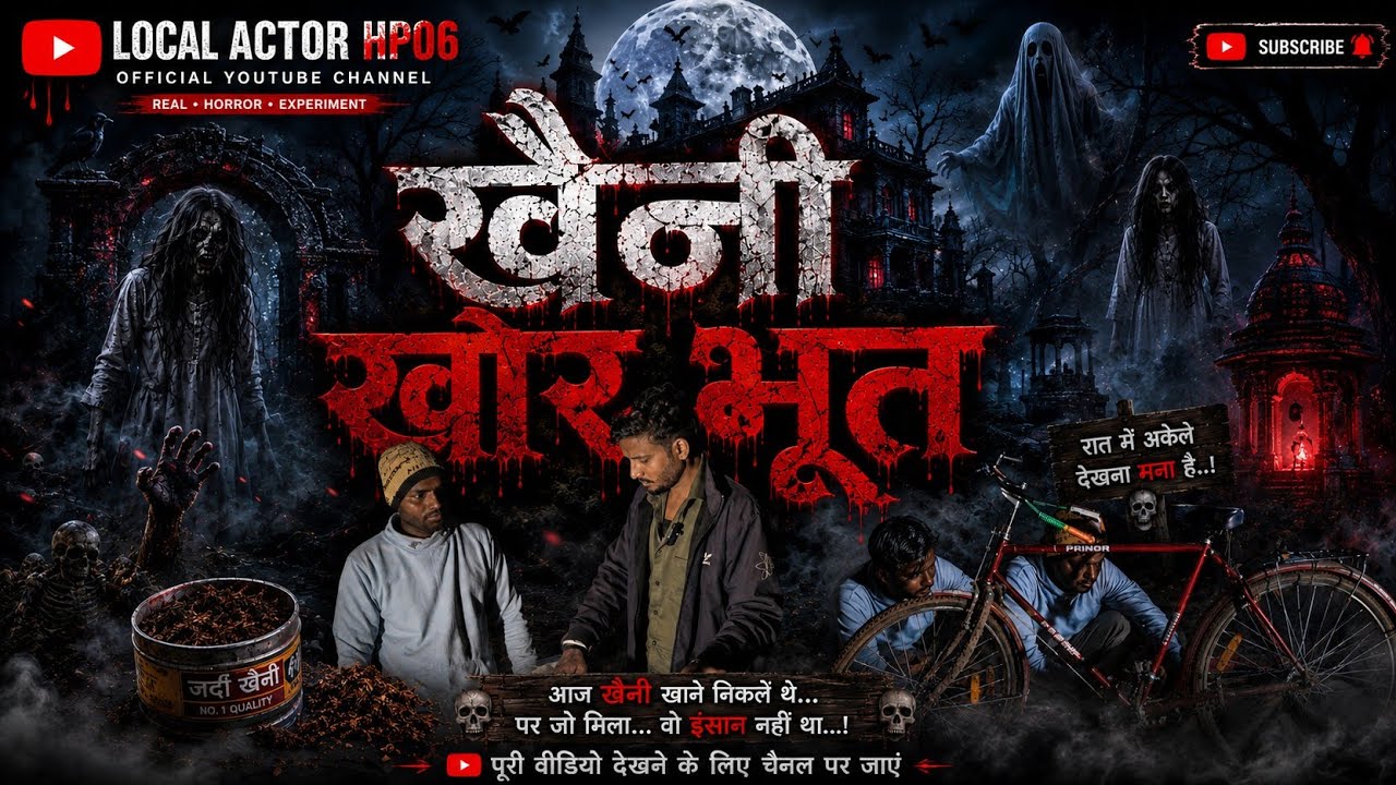खैनी खोर भूत || Khaini Khor Bhoot || #comedy  Local Actor HP06 