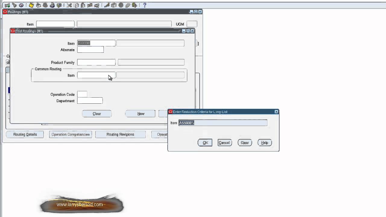 BOM Oracle Routings, The Basics, Oracle Applications Training