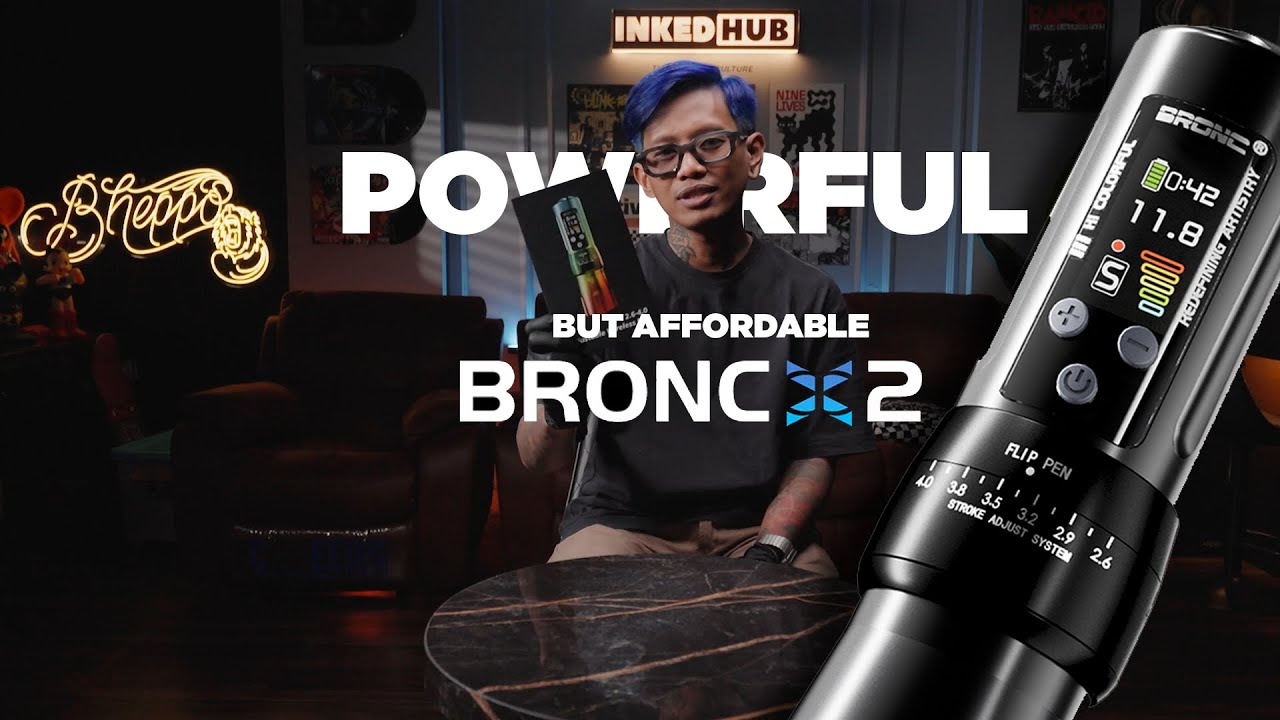 Bronc X2 Wireless Tattoo Machine Review by Ata