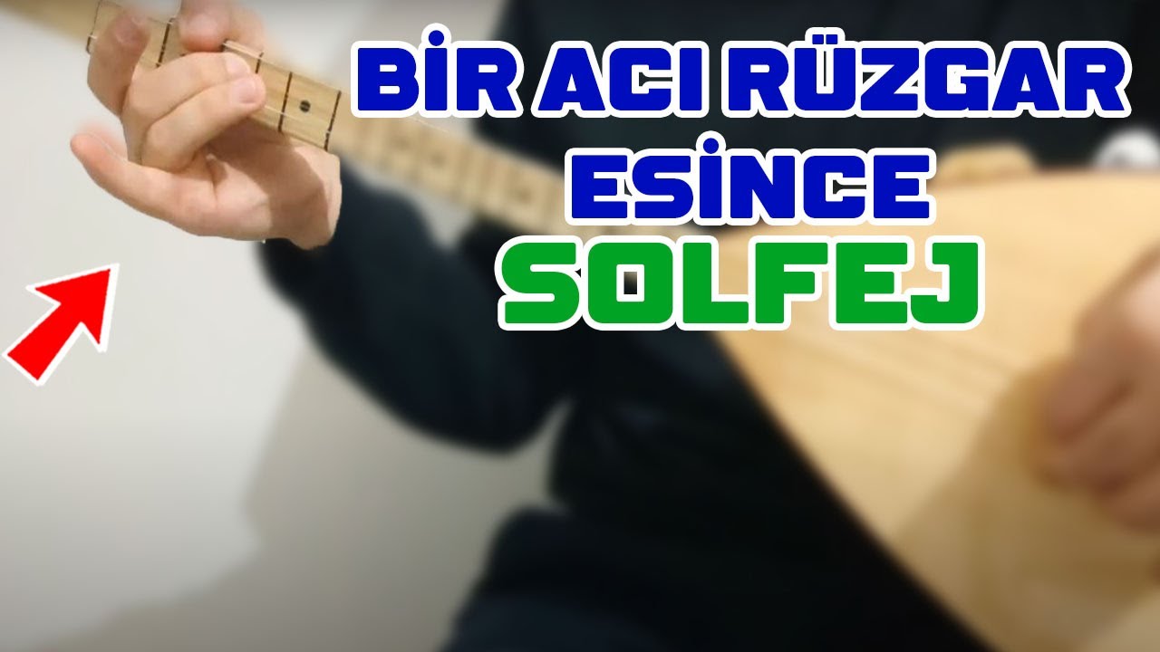 Bir Acı Rüzgar Esince - Solfej