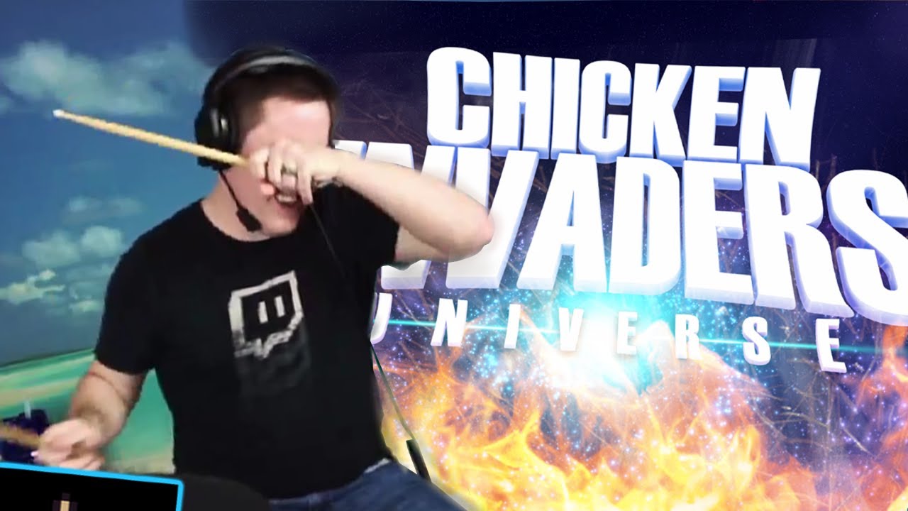 Chicken Invaders Universe | The8BitDrummer Chili Wings Drum Cover