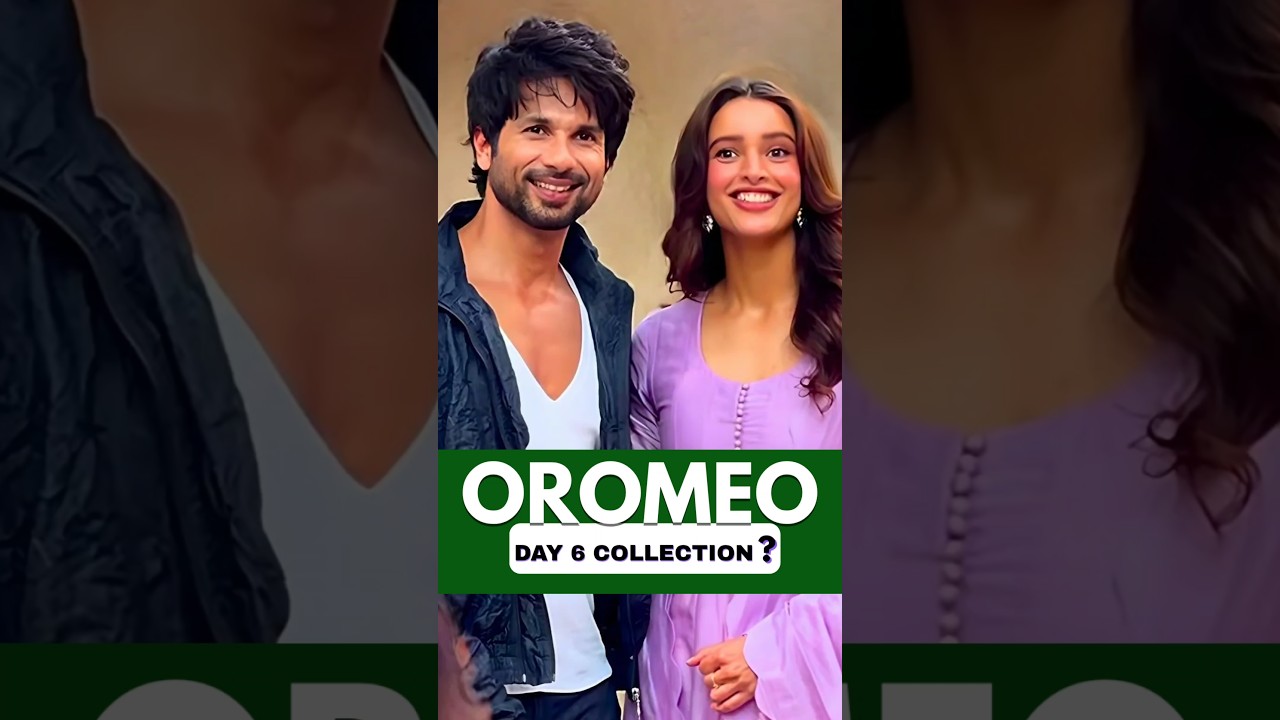 O Romeo Day 6 Collection? 😱 Big Hype Slow Box Office Collection! 😂  #oromeo #collection #shortsfeed