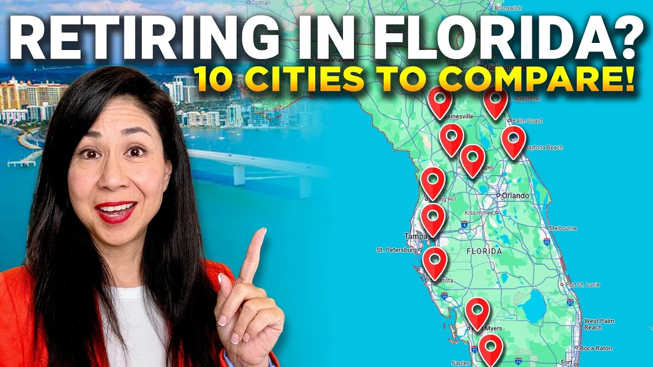 Top 10 Best Places to RETIRE in Florida in 2025 | Which One is Right for You?