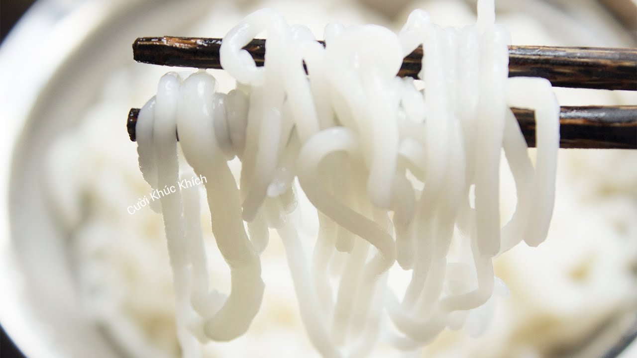 BÚN TƯƠI | CÁCH LÀM BÚN TẠI NHÀ ĐƠN GIẢN NHẤT KHÔNG CẦN KHUÔN - CKK