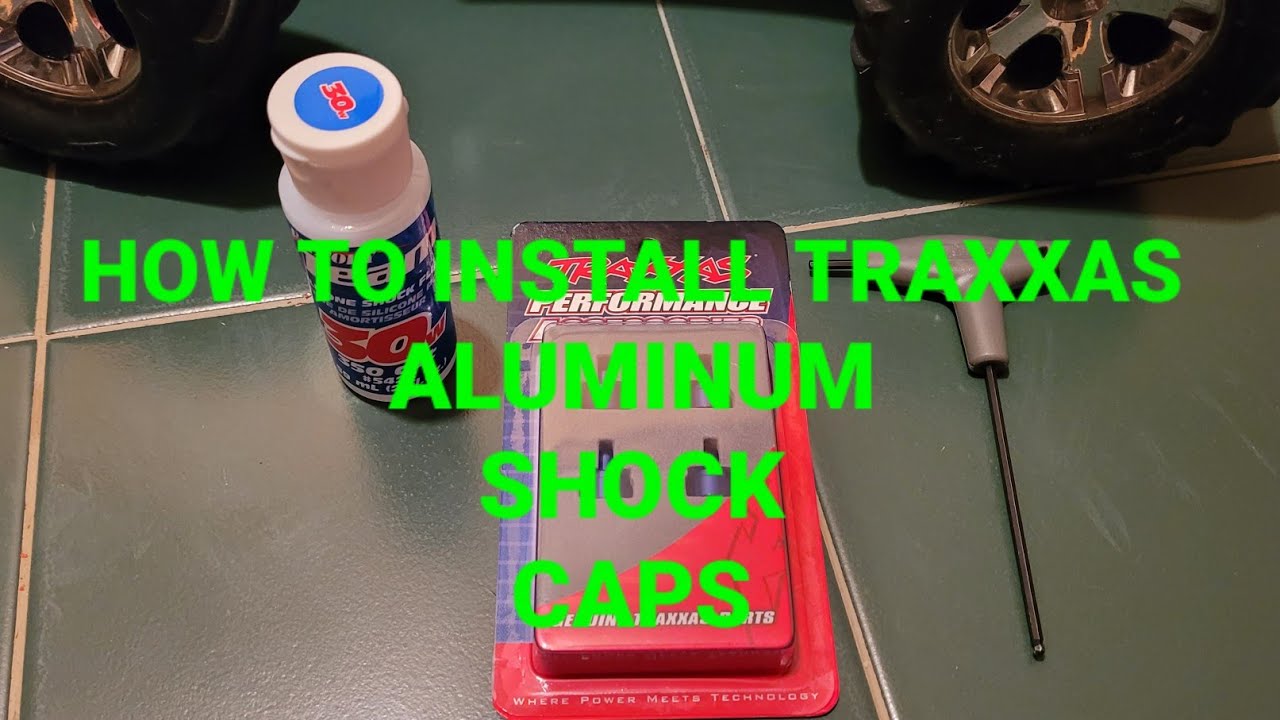 how to install traxxas aluminum shock caps part # 3767A