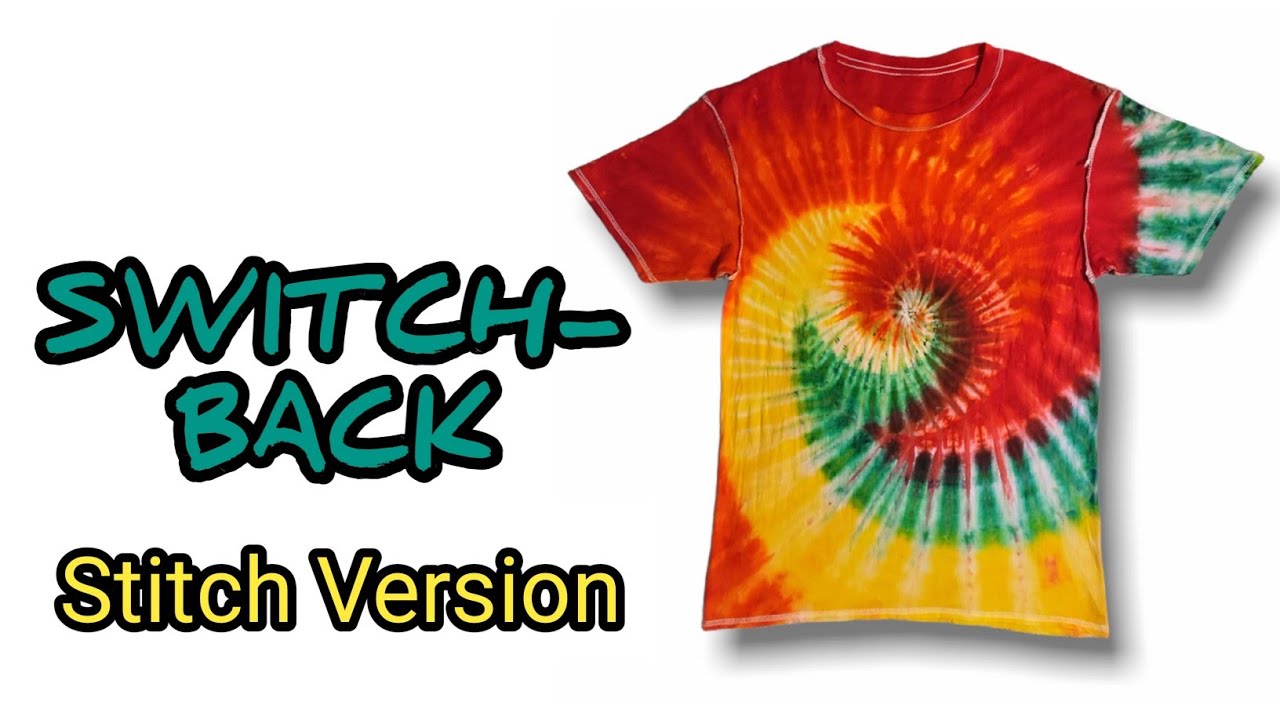 SWITCHBACK SPIRAL Tie Dye Tutorial (H.W.I Method) | MEO FAUSTINO