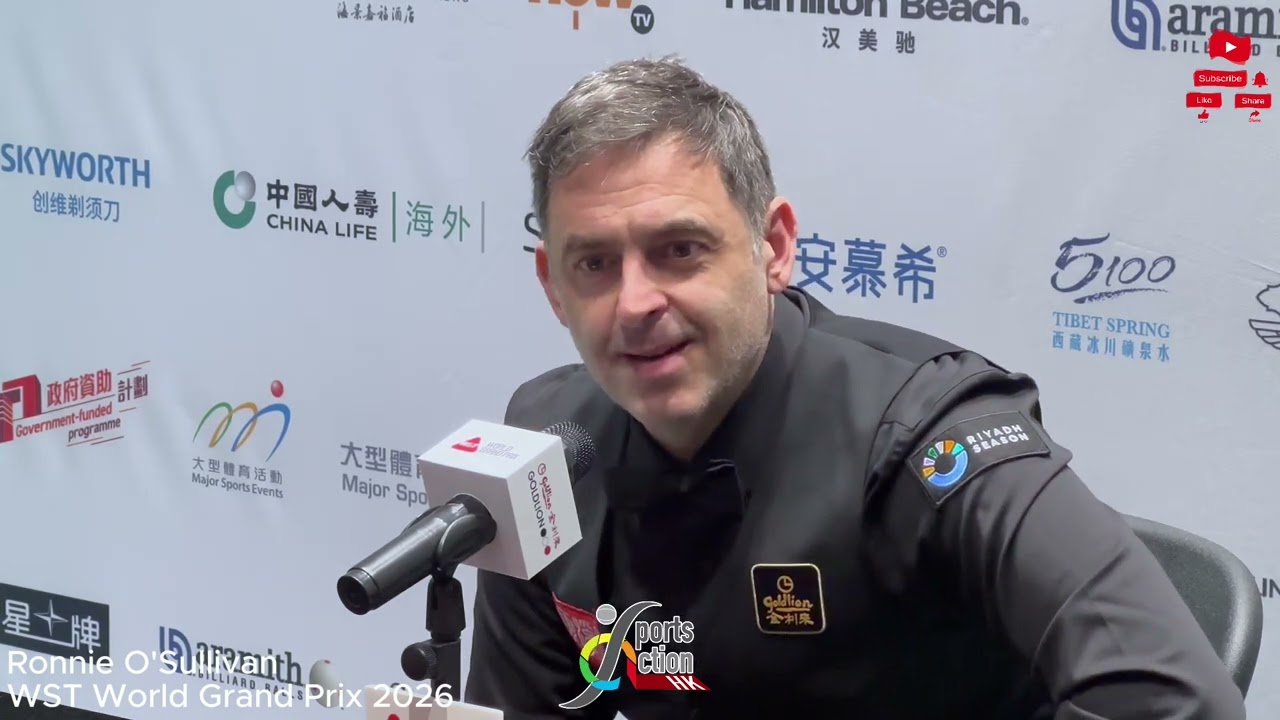 Ronnie O'Sullivan / Post match press conference / Round 1 / 04FEB /WST World Grand Prix 2026