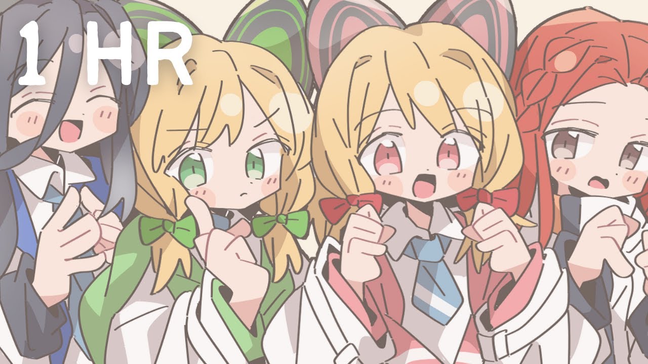 watashitachi no quest but it's a 1 hr chill lofi mix loop for study ♪✨[blue archive]