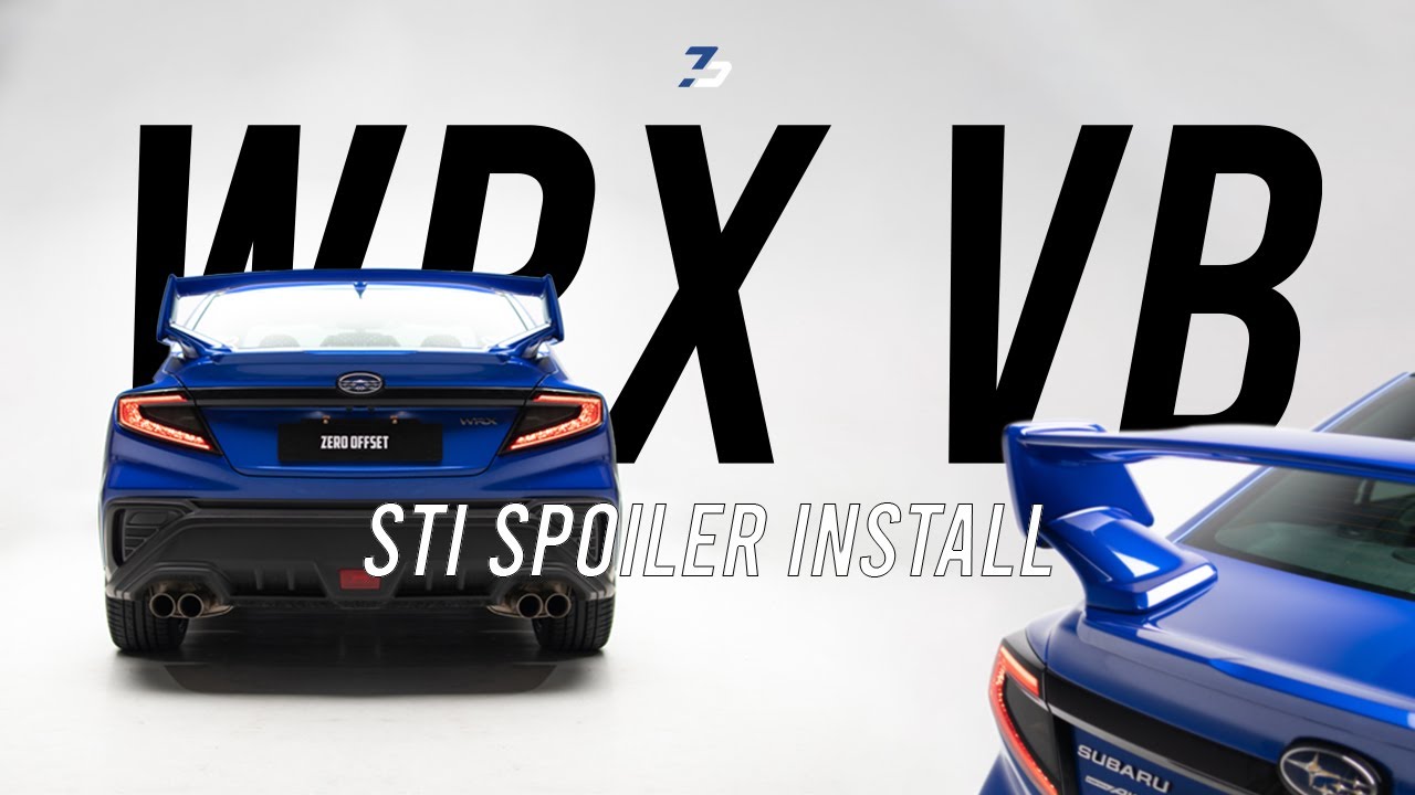 How to install the STI Spoiler for the WRX VB | Instructional guide | Zero Offset
