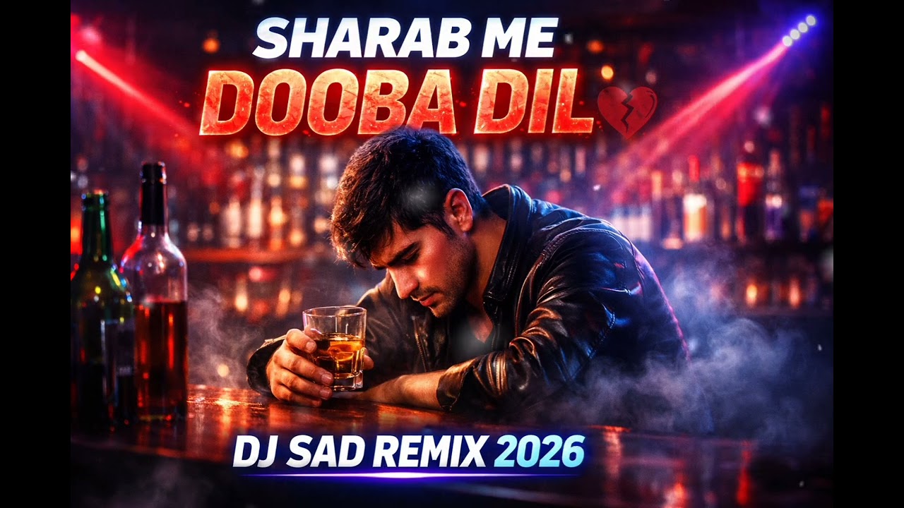 Sharab Me Dooba Dil | DJ Sad Remix 2026 | Sharabi Song | Heart Broken Love Song