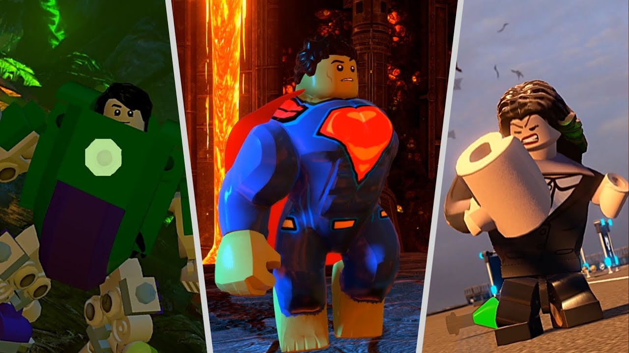 Top 6 Hulk Transformation in  LEGO Video Game