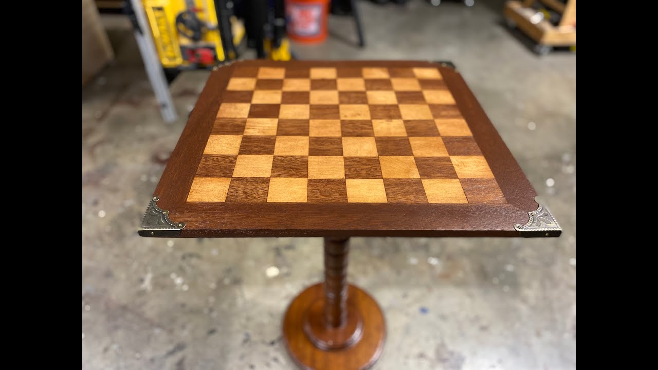 One of the greatest restorations of all time. Chess board repair and restoration