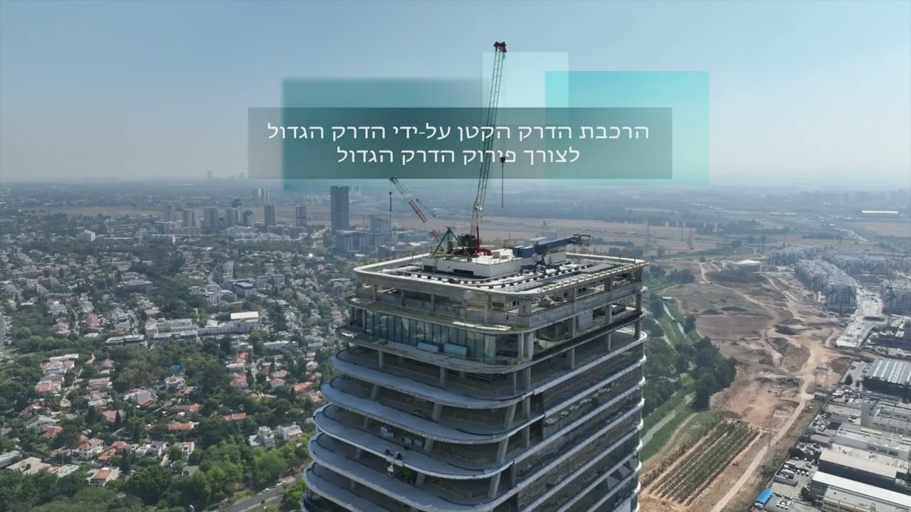 Comasco Derrik 3 - פירוק עגורן פוטיין באמצעות דרק -גרסה 3