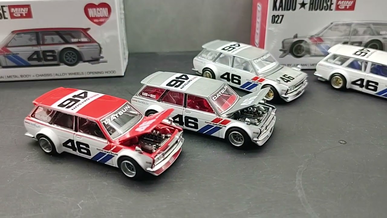 Liberando CHASE Datsun Wagon Kaido House-Mini GT #026 y 027