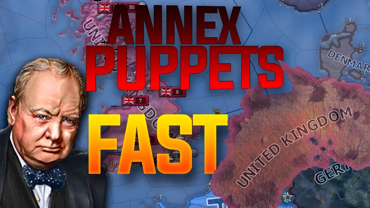 HOI4 Как аннексировать марионетки самыми быстрыми способами (руководство по Hearts of Iron 4)