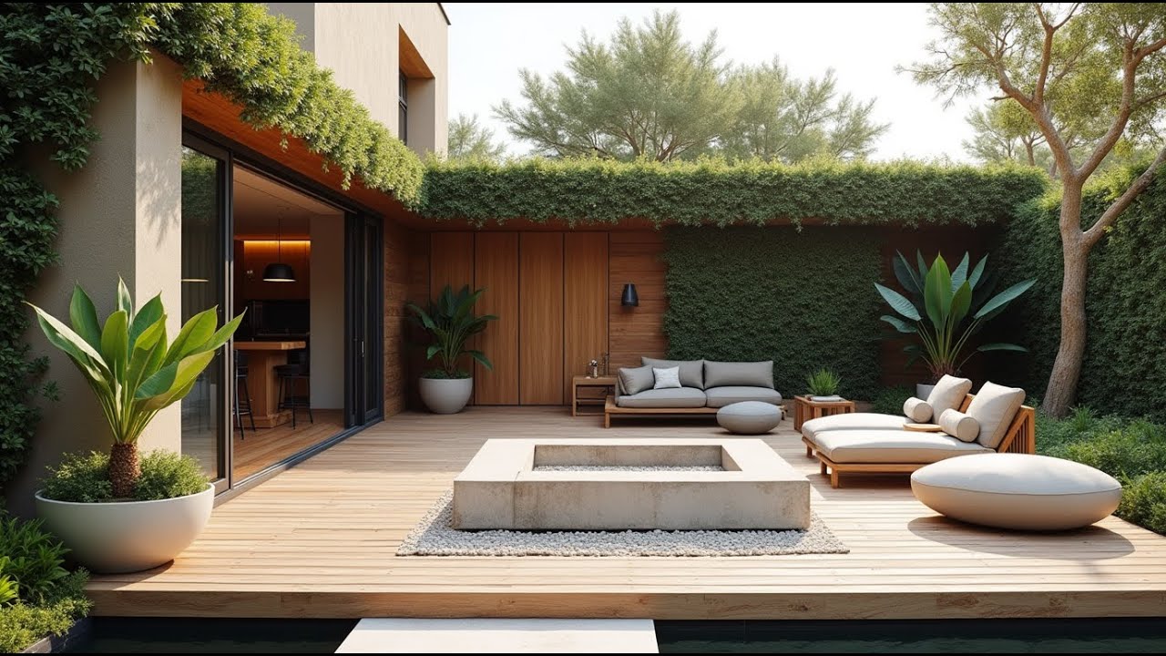 Rustic Charm, Mediterranean Style Garden Design for Small Spaces