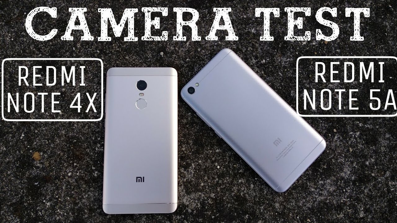 CAMERA TEST  -  Redmi Note 5A vs Redmi Note 4X