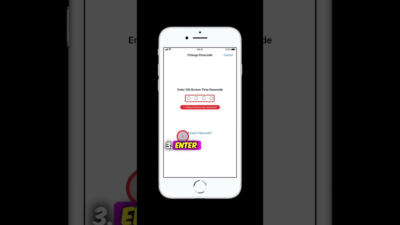 Как сбросить код доступа к экранному времени на iPhone #shorts [Совет]